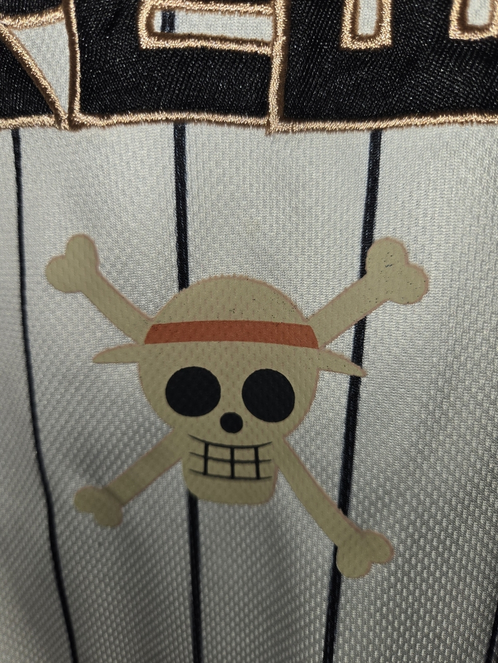 Onepiece Straw Hat Crew Men's L Luffy Baseball Jersey - Picture 5 of 15